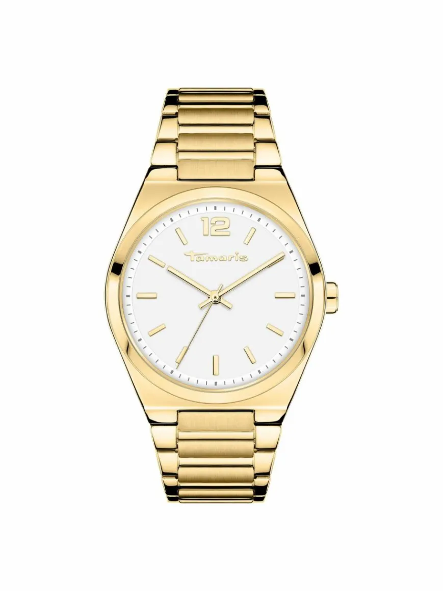 Tamaris Uhren*Damen Armbanduhr gold uni
