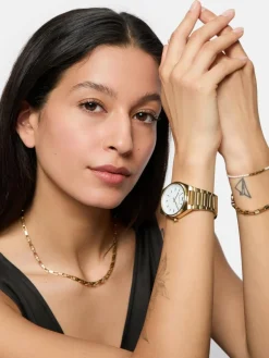 Tamaris Uhren*Damen Armbanduhr gold uni