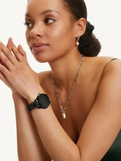 Tamaris Uhren*Damen Armbanduhr schwarz uni