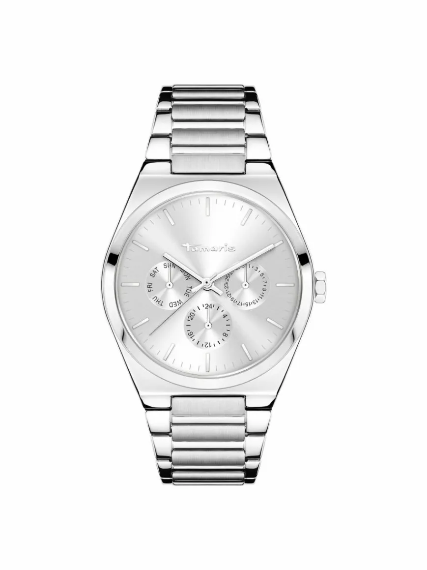 Tamaris Uhren*Damen Armbanduhr silber uni
