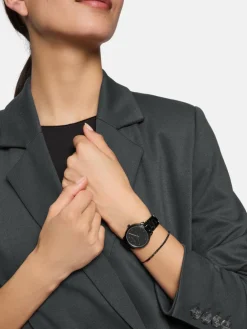 Tamaris Uhren*Damen Armbanduhr schwarz uni