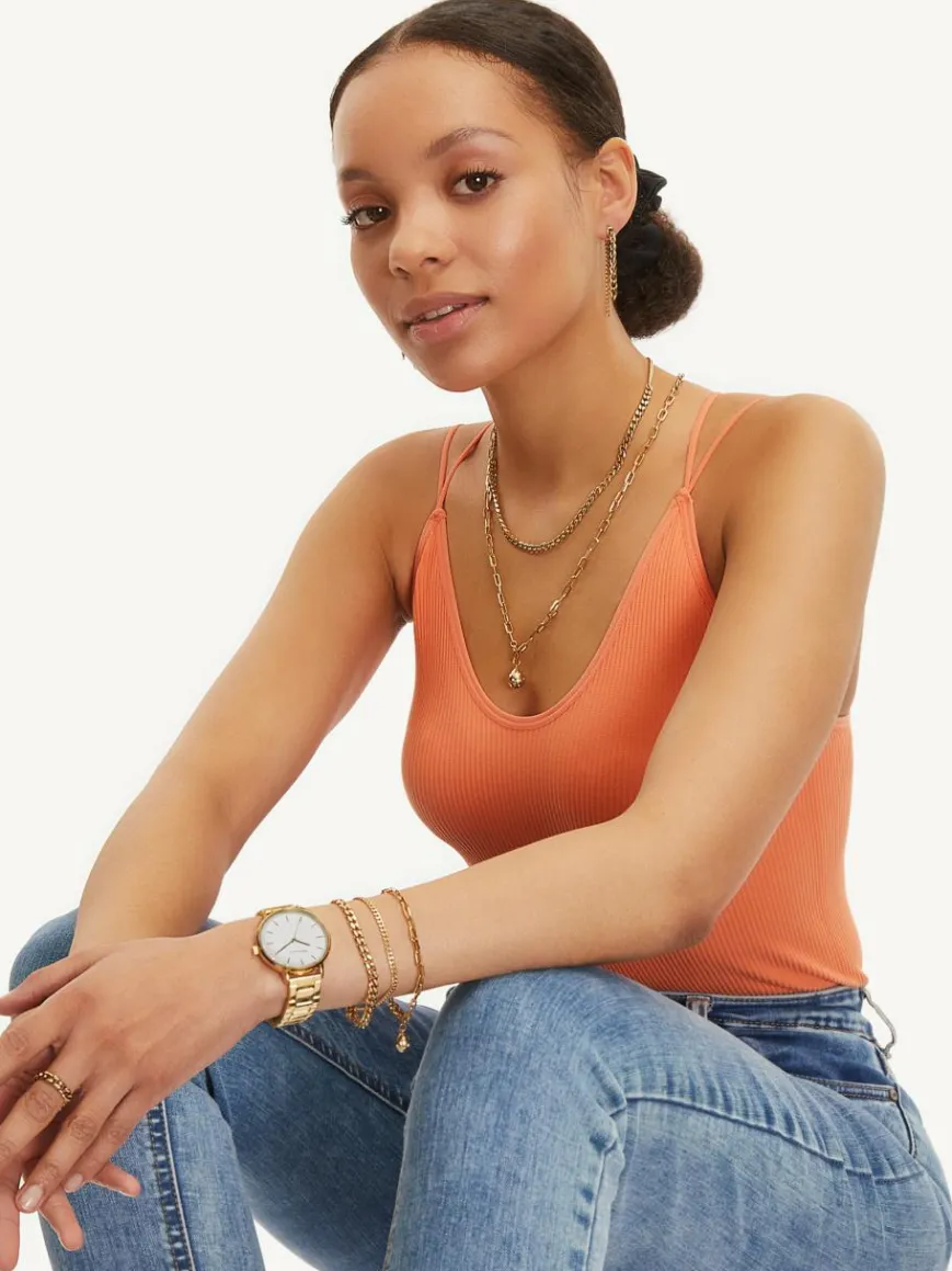 Tamaris Uhren*Damen Armbanduhr gold uni