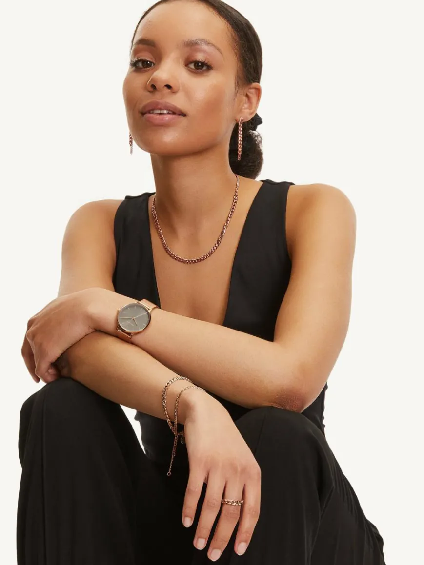 Tamaris Uhren*Damen Armbanduhr roségold uni