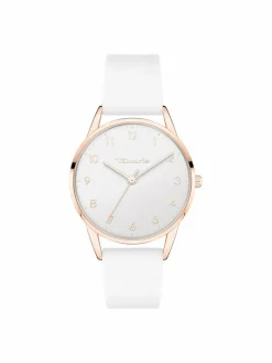 Tamaris Uhren*Damen Armbanduhr weiß uni