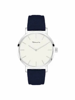 Tamaris Uhren*Damen Armbanduhr blau uni