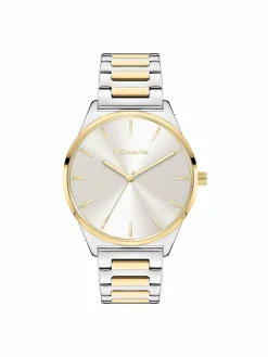 Tamaris Uhren*Damen Armbanduhr gold silber uni