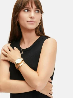 Tamaris Uhren*Damen Armbanduhr gold uni