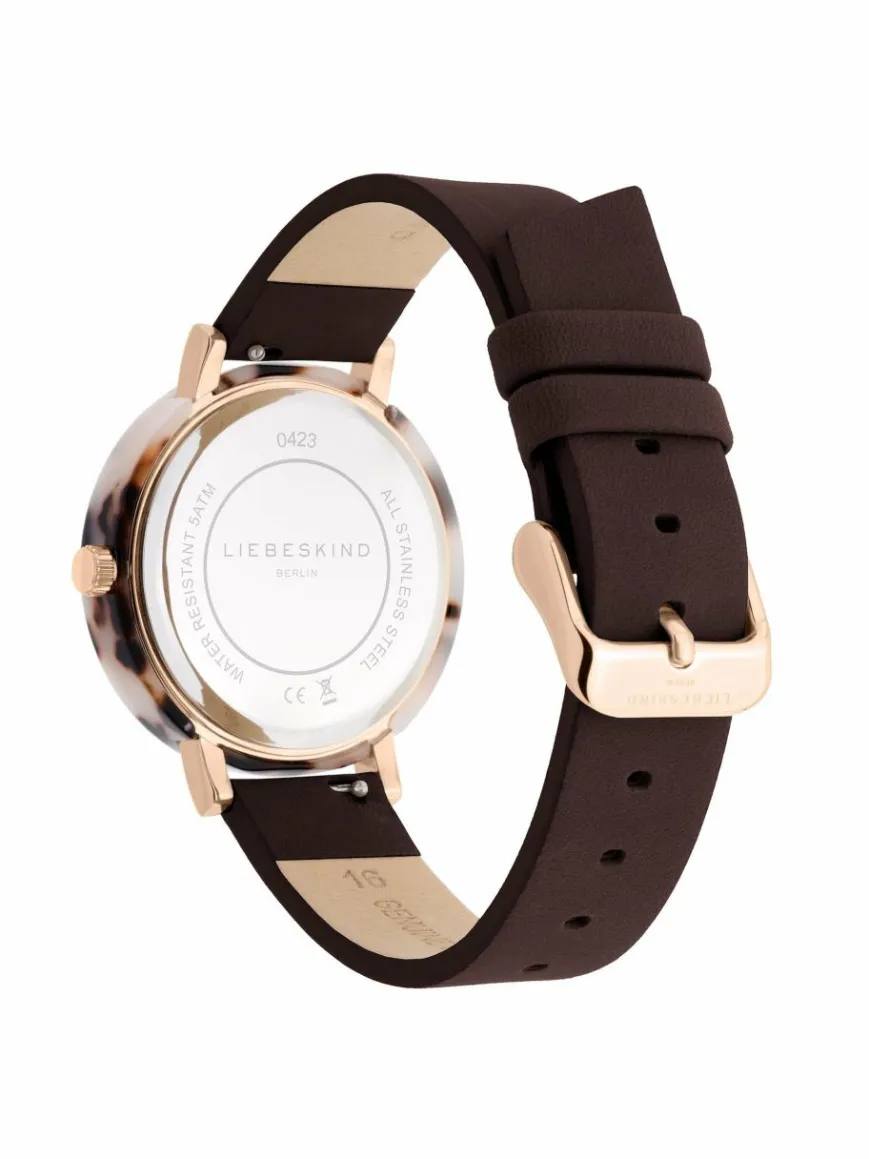 Liebeskind Berlin Uhren*Damen Armbanduhr schoko gemustert