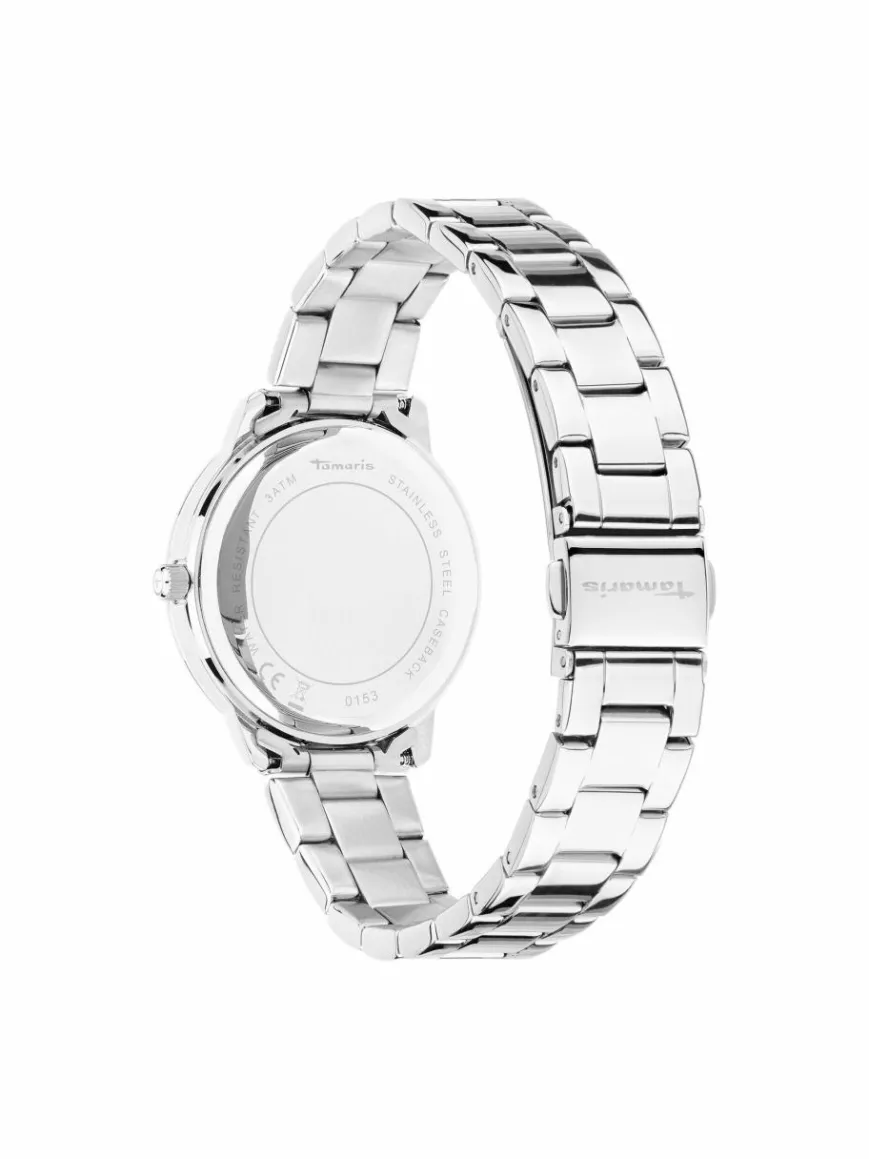 Tamaris Uhren*Damen Armbanduhr silber uni