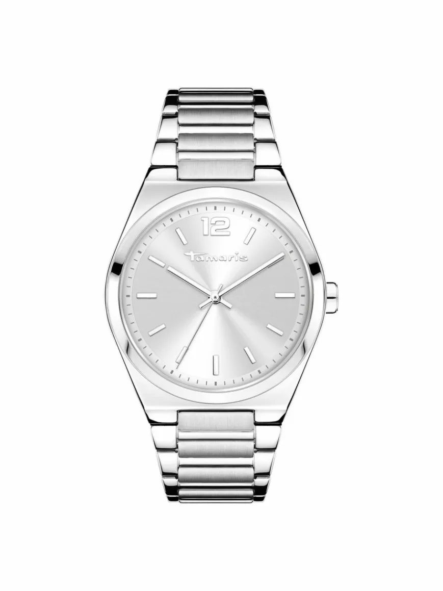 Tamaris Uhren*Damen Armbanduhr silber uni