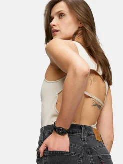 Tamaris Uhren*Damen Armbanduhr schwarz uni