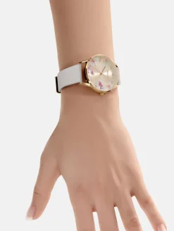 Tamaris Uhren*Damen Armbanduhr beige uni