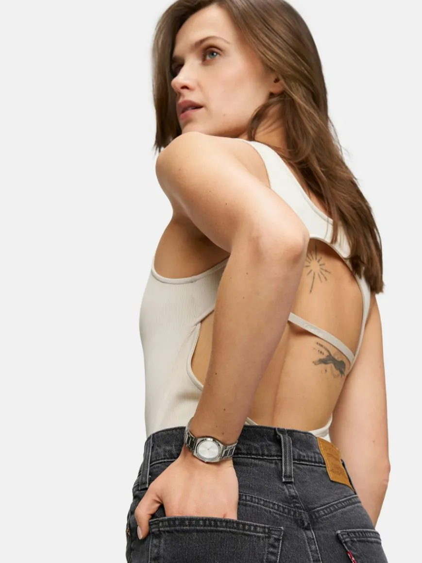 Tamaris Uhren*Damen Armbanduhr silber uni