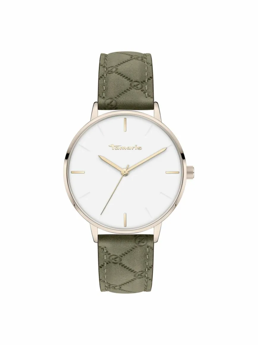 Tamaris Uhren*Damen Armbanduhr grün uni