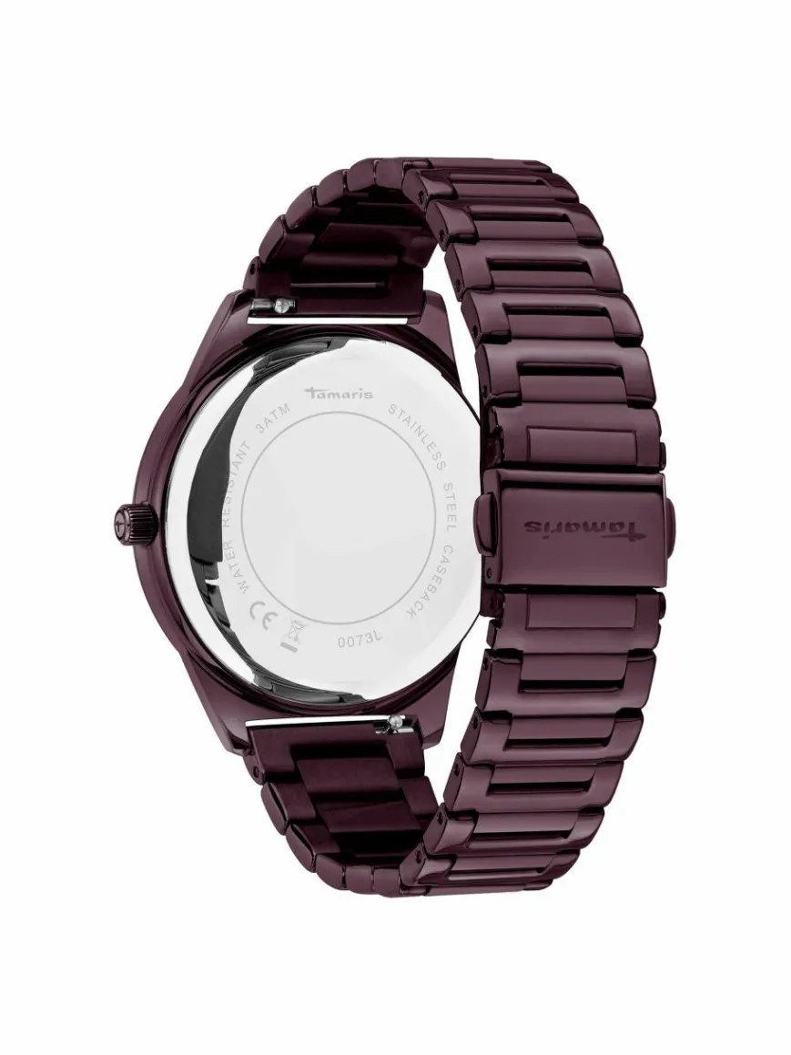 Tamaris Uhren*Damen Armbanduhr lila uni