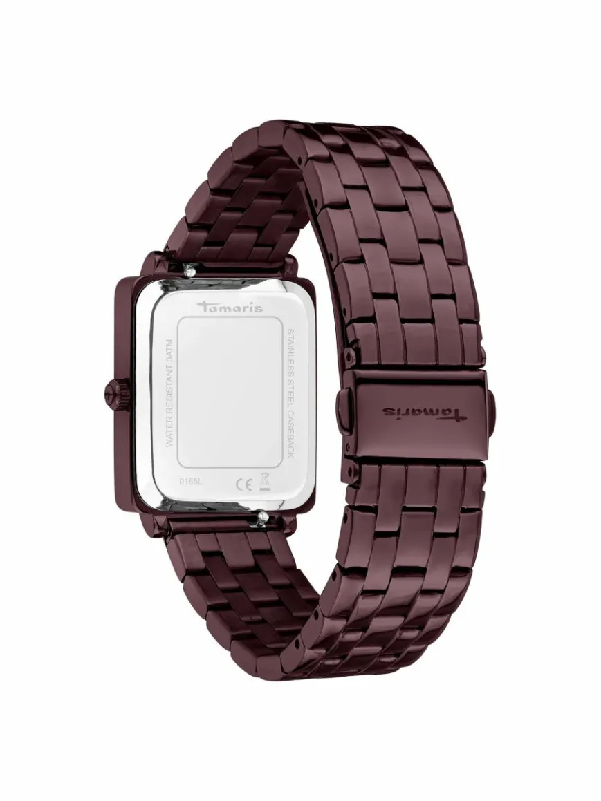 Tamaris Uhren*Damen Armbanduhr kastanie uni