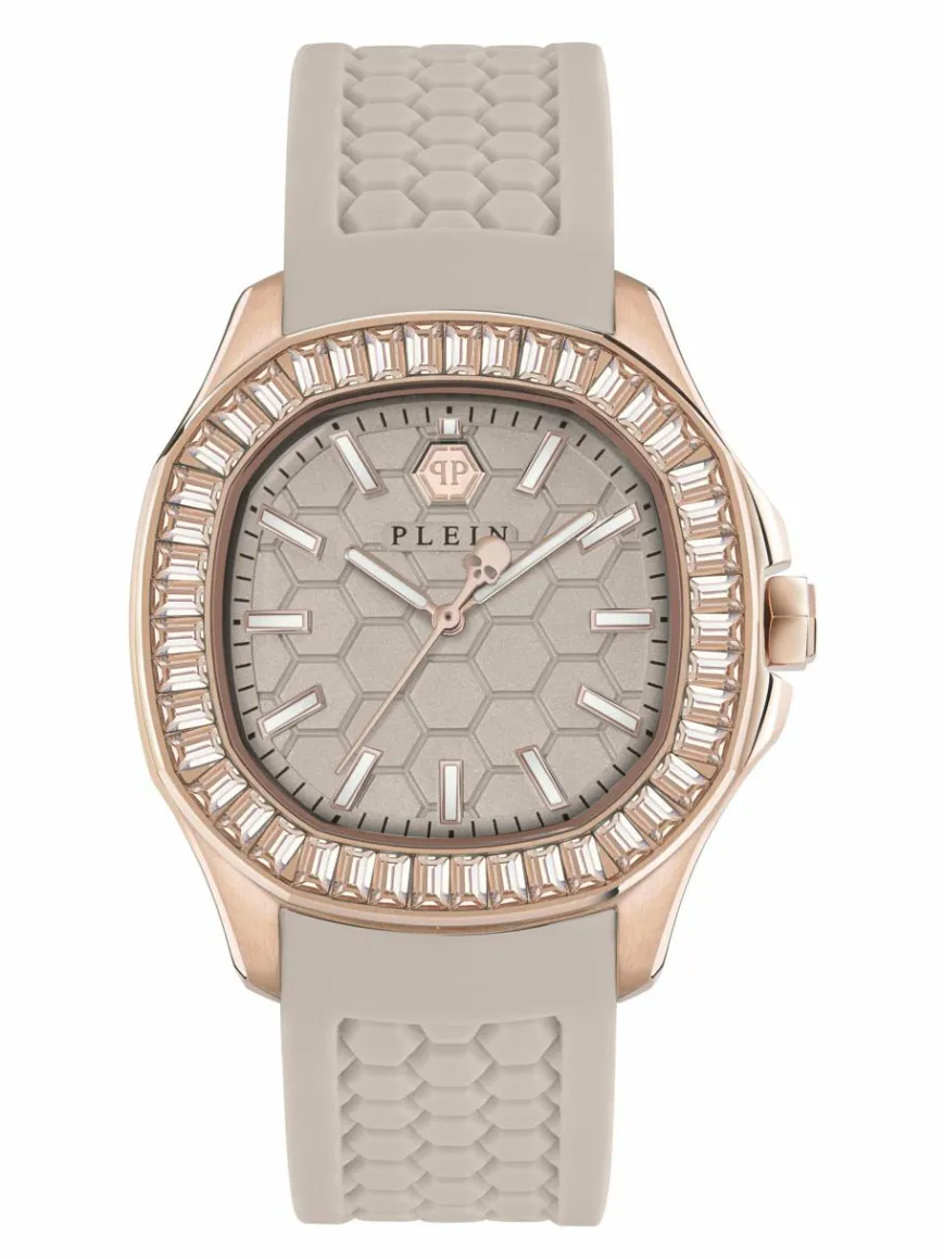 PHILIPP PLEIN Uhren*Damen Armbanduhr beige uni