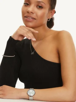 Tamaris Uhren*Damen Armbanduhr silber uni