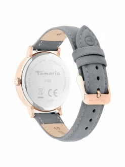 Tamaris Uhren*Damen Armbanduhr grau uni