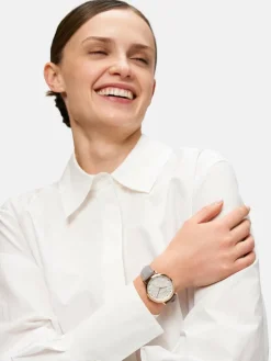 Tamaris Uhren*Damen Armbanduhr grau uni