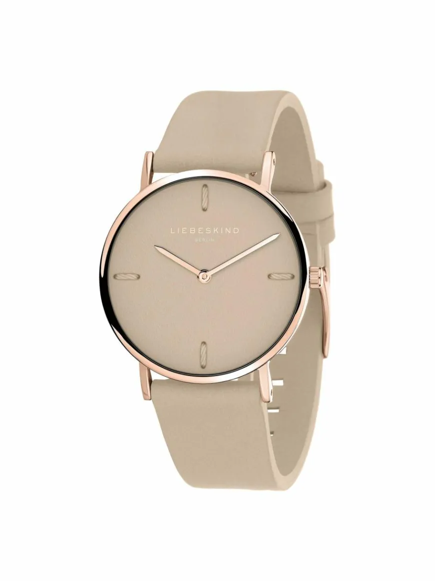 Liebeskind Berlin Uhren*Damen Armbanduhr beige uni