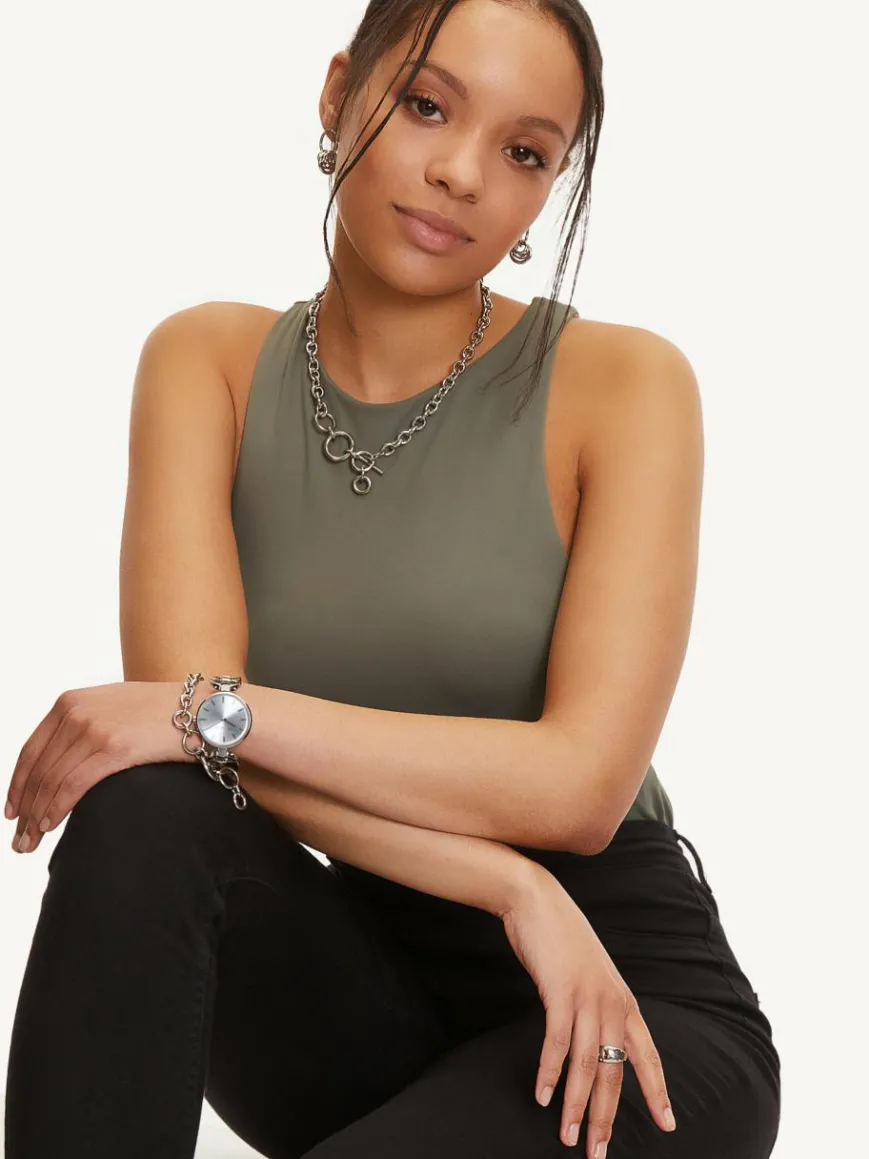 Tamaris Uhren*Damen Armbanduhr silber uni