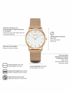 Eastside Uhren*Damen Armband-Uhr - Upper Union roségold uni