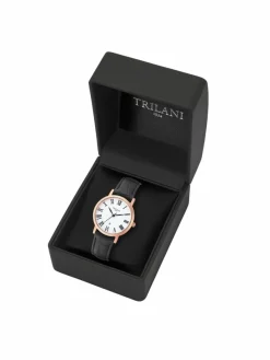 Trilani Uhren*Damen Armband-Uhr Quarzuhr roségold uni