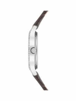 Trilani Uhren*Damen Armband-Uhr Quarzuhr silber uni