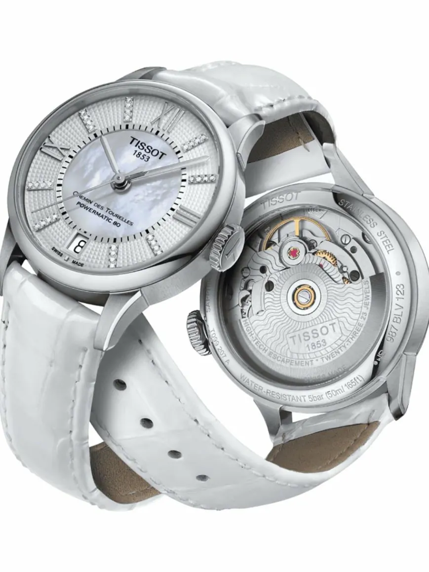 Tissot Uhren*Damen Automatikuhr - T0992071611600 weiß uni