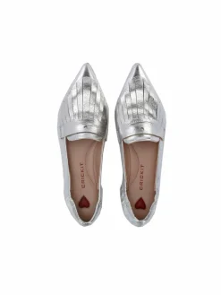Crickit Ballerinas*Damen Ballerina - JANET silber uni