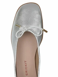 Crickit Ballerinas*Damen Ballerina - OMEGA silber uni