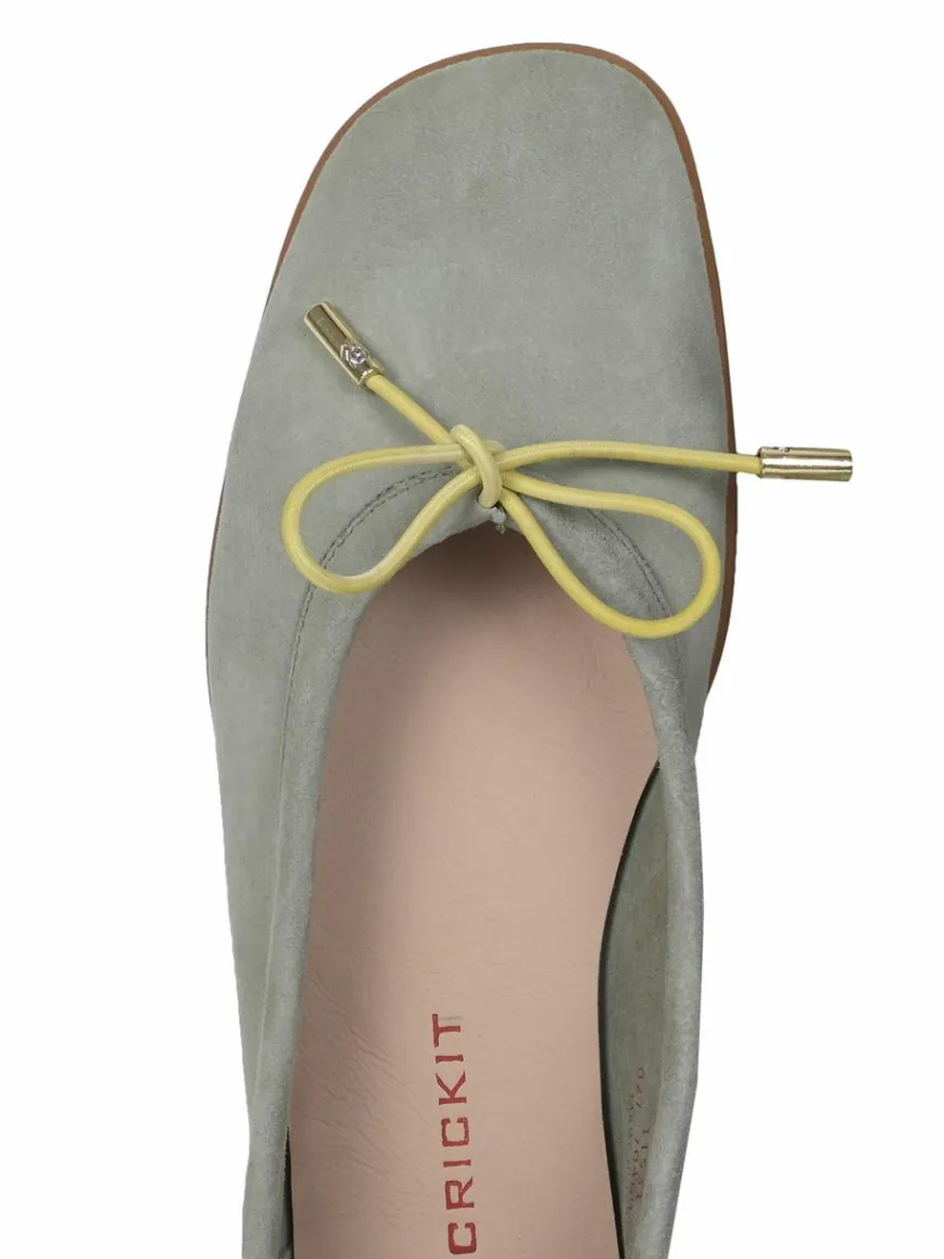 Crickit Ballerinas*Damen Ballerina - OMEGA grün uni