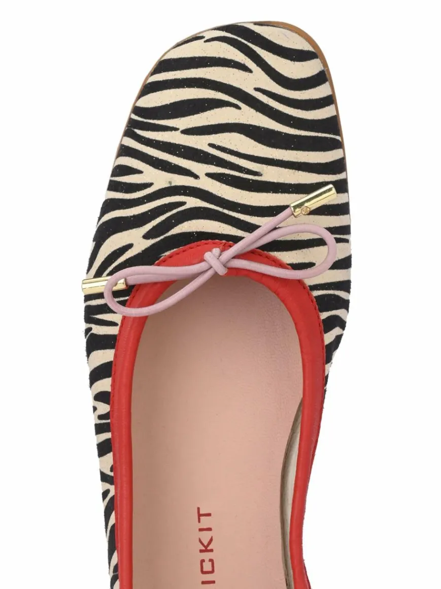 Crickit Ballerinas*Damen Ballerina - OMEGA schwarz uni