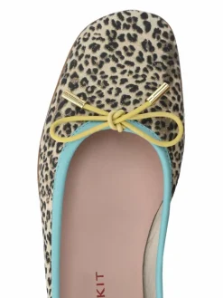 Crickit Ballerinas*Damen Ballerina - OMEGA braun bedruckt