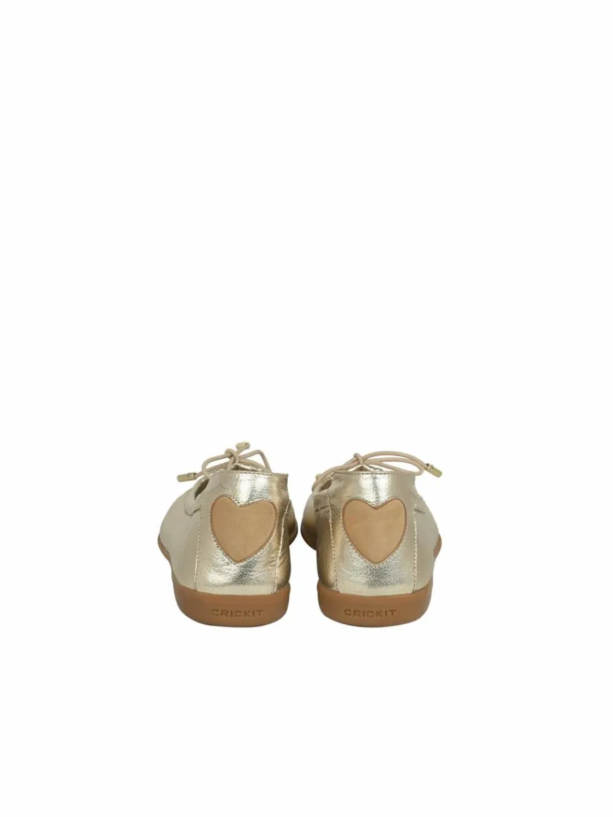 Crickit Ballerinas*Damen Ballerina - OMEGA gold bedruckt