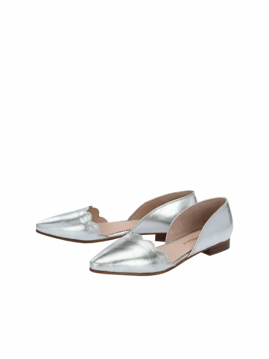 Crickit Ballerinas*Damen Ballerina - STELLA silber uni