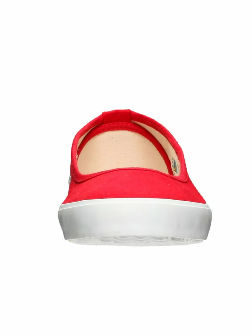 Ethletic Ballerinas*Damen Ballerinas rot uni