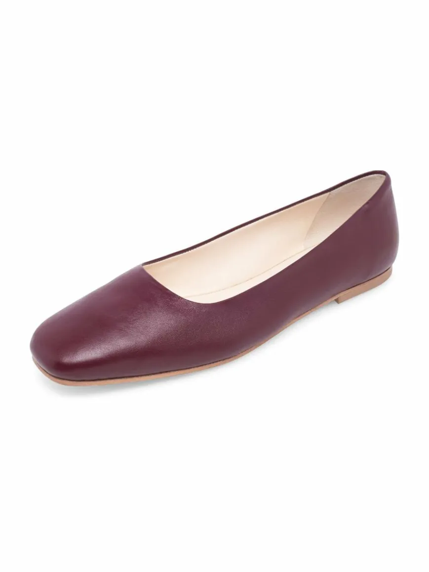 Henry Stevens Ballerinas*Damen Ballerinas – Audrey B bordeaux uni
