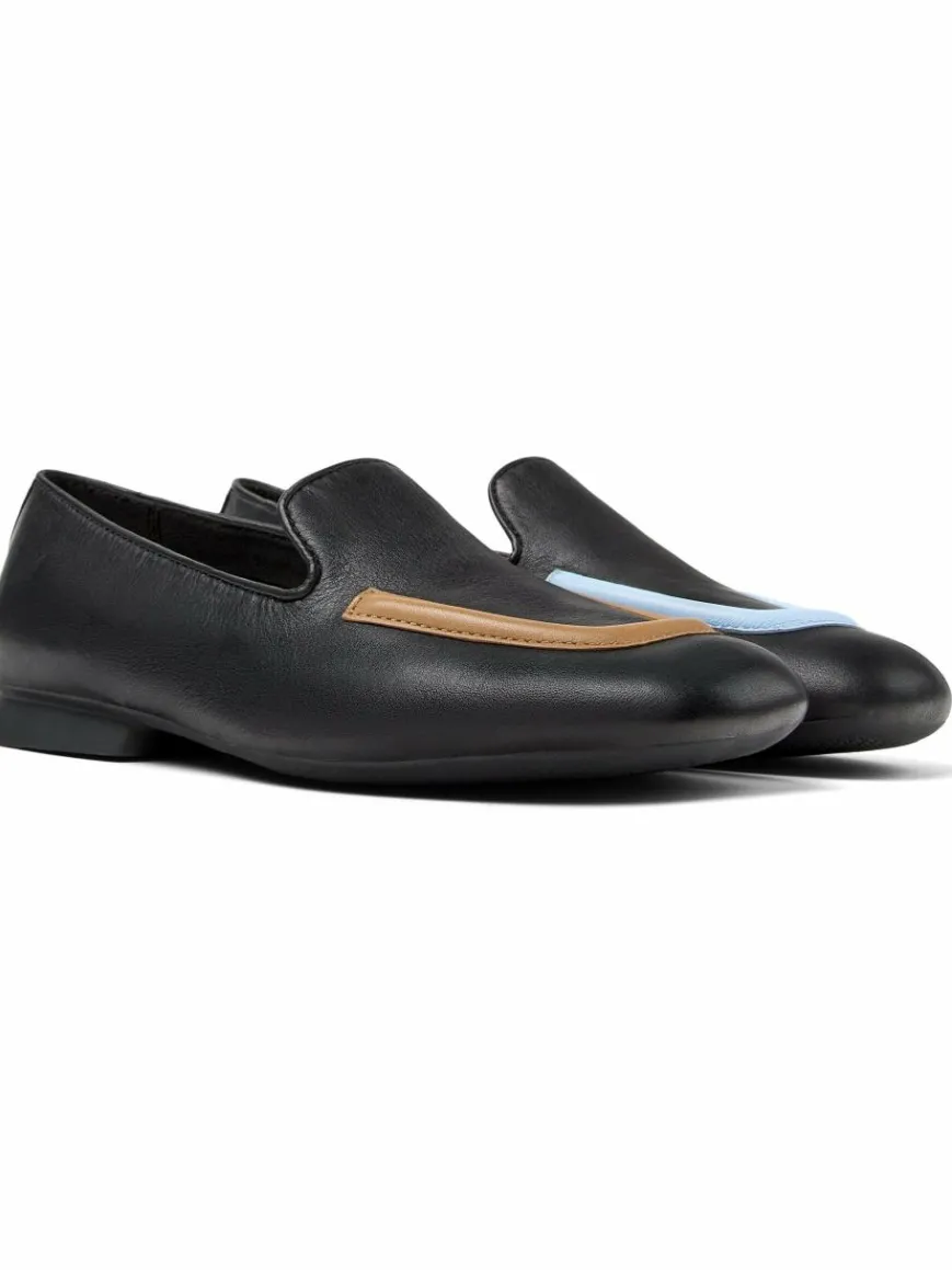 Camper Ballerinas*Damen Ballerinas - Casi Myra Twins schwarz uni