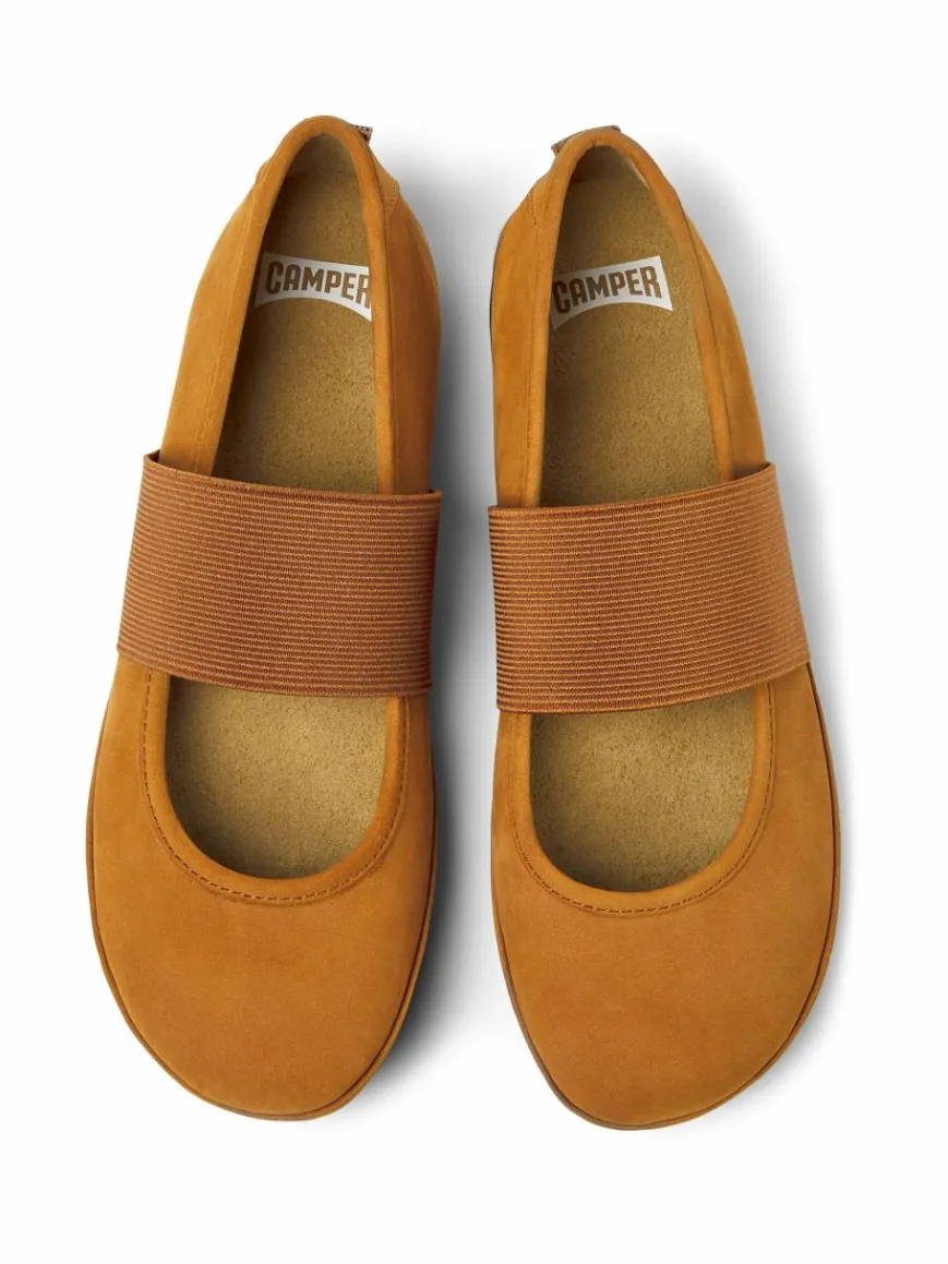 Camper Ballerinas*Damen Ballerinas - Right Nina camel uni