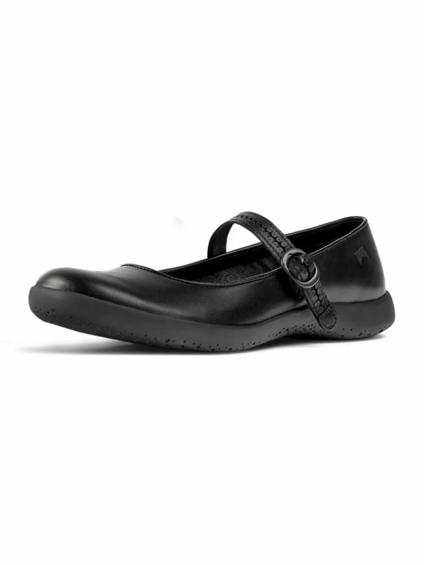 Camper Ballerinas*Damen Ballerinas - Spiral Comet schwarz uni