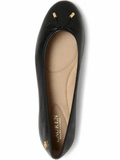 Lauren Ralph Lauren Ballerinas*Damen Ballerinas aus Leder - Jayna schwarz uni
