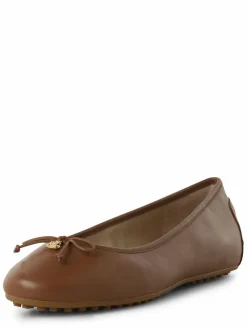 Lauren Ralph Lauren Ballerinas*Damen Ballerinas aus Leder - Jayna camel uni