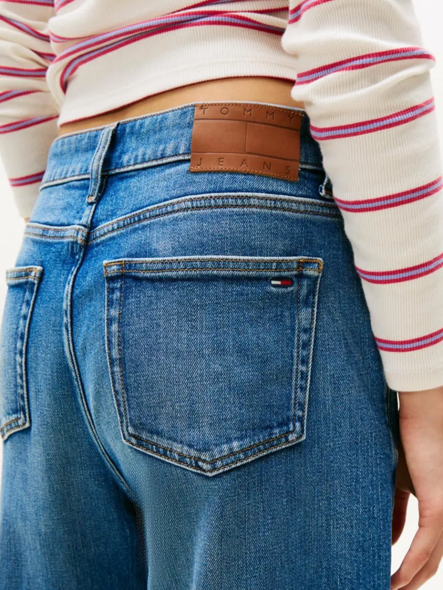 Tommy Jeans Hosen|Jeans*Damen Ballon-Jeans denim uni