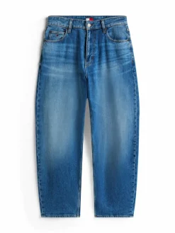 Tommy Jeans Hosen|Jeans*Damen Ballon-Jeans denim uni