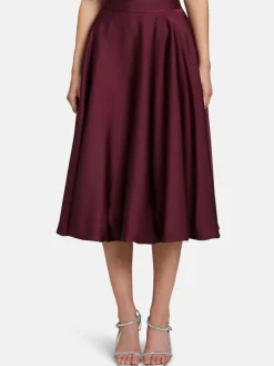 Vera Mont Röcke*Damen Ballonrock bordeaux uni