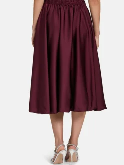 Vera Mont Röcke*Damen Ballonrock bordeaux uni