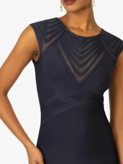 Kraimod Kleider*Damen Bandagekleid marine uni