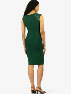 Kraimod Kleider*Damen Bandagekleid grün uni